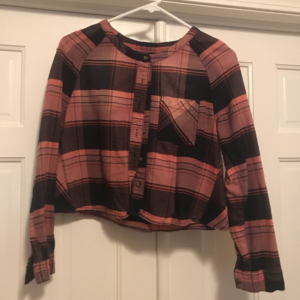 Urban Outfitter Crop Flannel